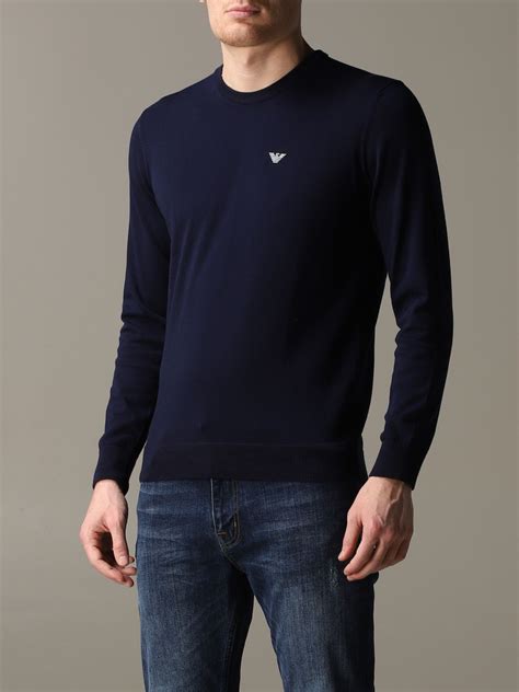 armani jumpers|emporio armani jumper men's.